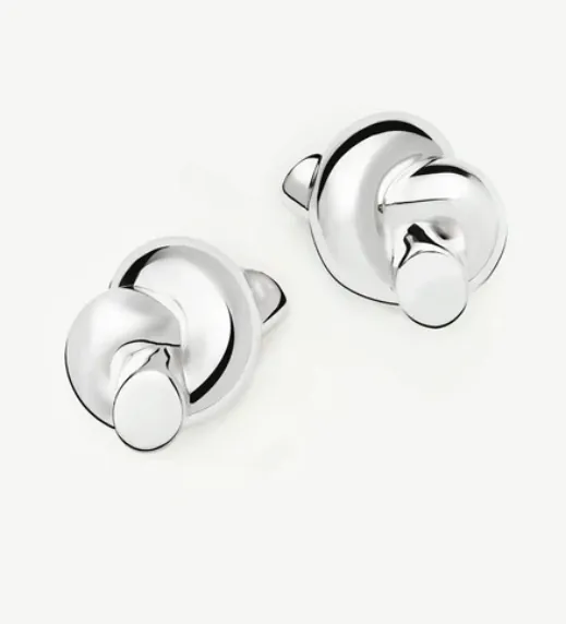 Lucy Williams Knot Oversized Stud Earrings